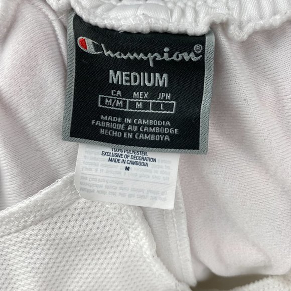 CHAMPION White Logo Track Pants - Picture 3 of 5